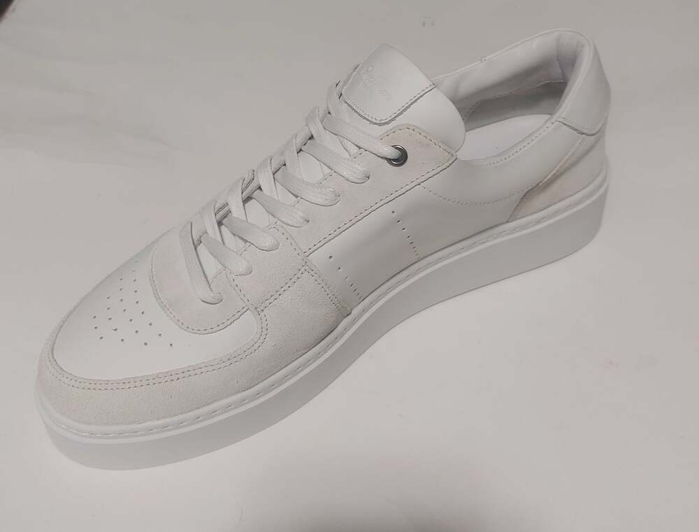 Good Man Brand Legend London Low Top Sneakers White Leather Shoes Mens 11 - Picture 4 of 9